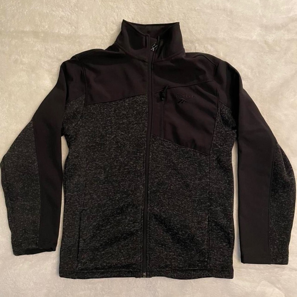 Black/Grey Reebok Light Jacket (Kid’s XL/Men’s S)